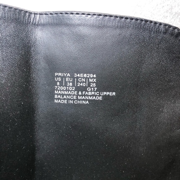 CALVIN KLEIN WOMEN’S SIZE 8 BLACK PRIYA OVER THE KNEE FLAT RIDING BOOTS … - Picture 9 of 14